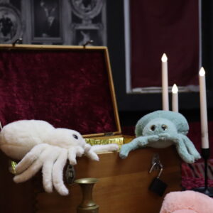 Maskoti LeavingRoom ako súčasť hravého prostredia